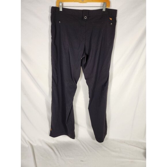 Lucy Womens Essential Black Pant Multi Pocket Athleisure Hiking Comfort L - Picture 3 of 5